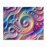 Abstract Fractal Art Swirl Pattern Small Glasses Cloth (2 Sides)