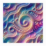 Abstract Fractal Art Swirl Pattern Medium Glasses Cloth