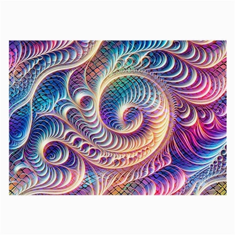 Abstract Fractal Art Swirl Pattern Large Glasses Cloth from ArtsNow.com Front