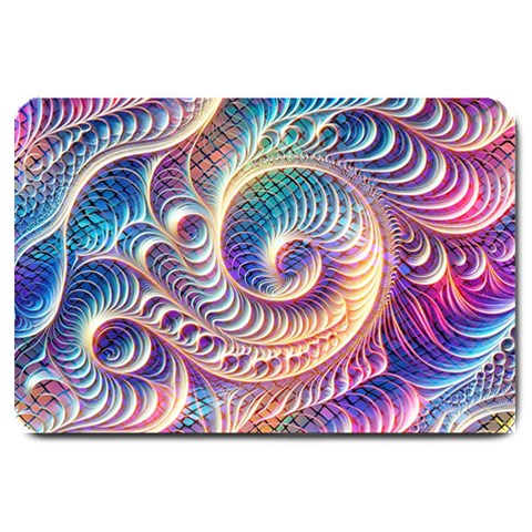 Abstract Fractal Art Swirl Pattern Large Doormat from ArtsNow.com 30 x20  Door Mat