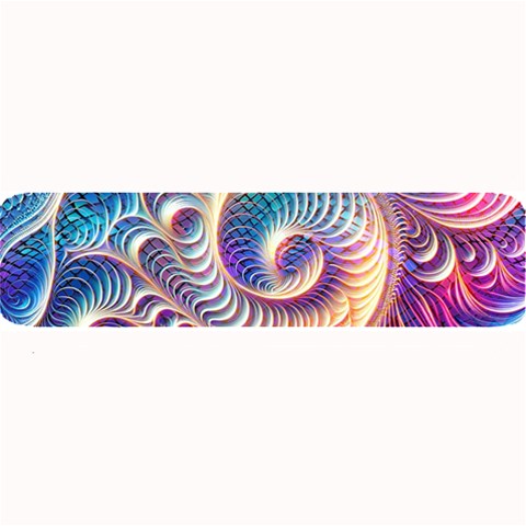 Abstract Fractal Art Swirl Pattern Large Bar Mat from ArtsNow.com 32 x8.5  Bar Mat