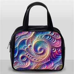 Abstract Fractal Art Swirl Pattern Classic Handbag (Two Sides) from ArtsNow.com Back