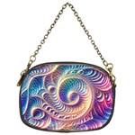 Abstract Fractal Art Swirl Pattern Chain Purse (One Side)