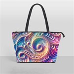 Abstract Fractal Art Swirl Pattern Classic Shoulder Handbag