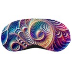 Abstract Fractal Art Swirl Pattern Sleep Mask