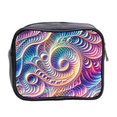 Abstract Fractal Art Swirl Pattern Mini Toiletries Bag (Two Sides) from ArtsNow.com Back