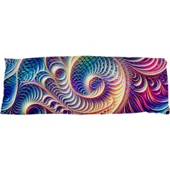 Abstract Fractal Art Swirl Pattern 17 x47  Body Pillow Case Dakimakura (Two Sides) from ArtsNow.com Front