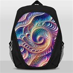 Abstract Fractal Art Swirl Pattern Backpack Bag