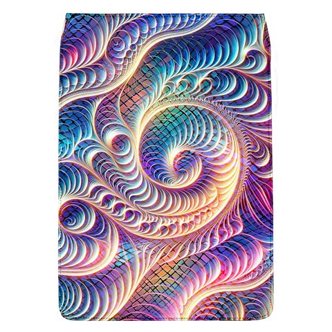 Abstract Fractal Art Swirl Pattern Removable Flap Cover (L) from ArtsNow.com Front