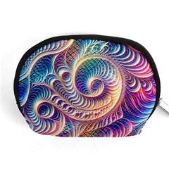 Abstract Fractal Art Swirl Pattern Accessory Pouch (Medium) from ArtsNow.com Front