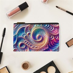 Abstract Fractal Art Swirl Pattern Cosmetic Bag (XS) from ArtsNow.com Front