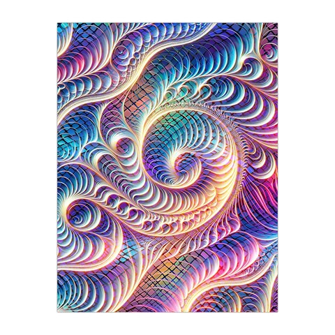 Abstract Fractal Art Swirl Pattern Medium Tapestry from ArtsNow.com Front