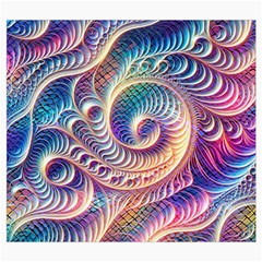 Abstract Fractal Art Swirl Pattern Roll Up Canvas Pencil Holder (S) from ArtsNow.com Front