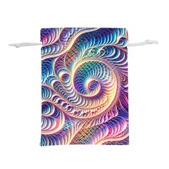 Abstract Fractal Art Swirl Pattern Lightweight Drawstring Pouch (M) from ArtsNow.com Front