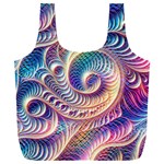 Abstract Fractal Art Swirl Pattern Full Print Recycle Bag (XXXL)