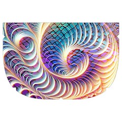 Abstract Fractal Art Swirl Pattern Make Up Case (Large) from ArtsNow.com Side Right