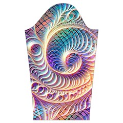 Abstract Fractal Art Swirl Pattern Kids  Long Sleeve Velvet Lounge Robe from ArtsNow.com Sleeve Right