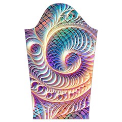 Abstract Fractal Art Swirl Pattern Kids  Long Sleeve Velvet Lounge Robe from ArtsNow.com Sleeve Left