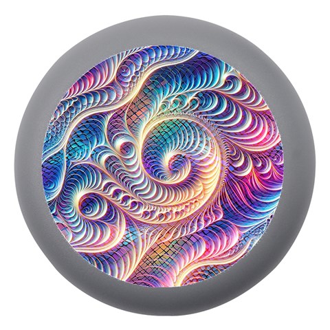 Abstract Fractal Art Swirl Pattern Dento Box with Mirror from ArtsNow.com Front