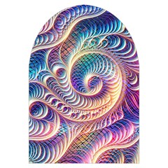 Abstract Fractal Art Swirl Pattern Microwave Oven Glove from ArtsNow.com Front