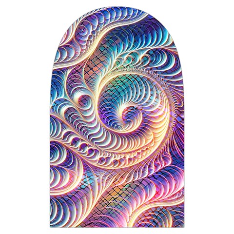 Abstract Fractal Art Swirl Pattern Microwave Oven Glove from ArtsNow.com Back