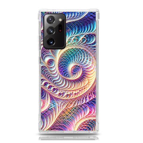 Abstract Fractal Art Swirl Pattern Samsung Galaxy Note 20 Ultra TPU UV Case from ArtsNow.com Front