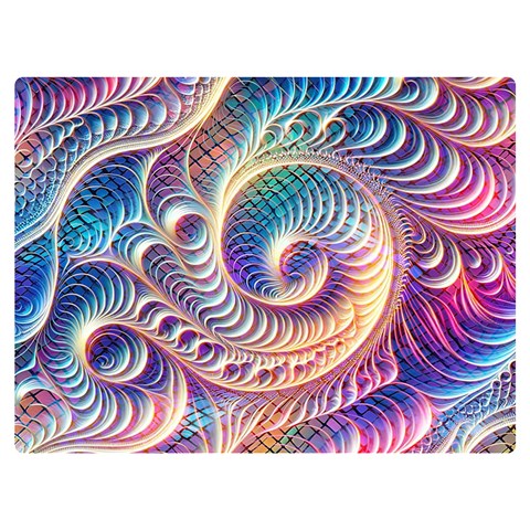 Abstract Fractal Art Swirl Pattern Premium Plush Fleece Blanket (Extra Small) from ArtsNow.com 40 x30  Blanket Front