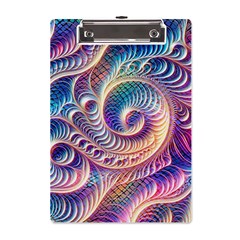 Abstract Fractal Art Swirl Pattern A5 Acrylic Clipboard from ArtsNow.com Front