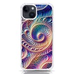 Abstract Fractal Art Swirl Pattern iPhone 14 TPU UV Print Case