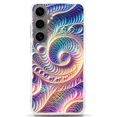 Abstract Fractal Art Swirl Pattern Samsung Galaxy S24 Ultra 6.9 Inch TPU UV Case from ArtsNow.com Front