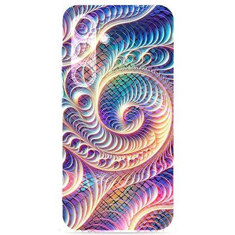 Abstract Fractal Art Swirl Pattern Samsung Galaxy S24 6.2 Inch Black TPU UV Case from ArtsNow.com Front