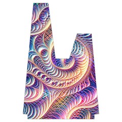 Abstract Fractal Art Swirl Pattern Japanese Wrist Knot Bag from ArtsNow.com Front