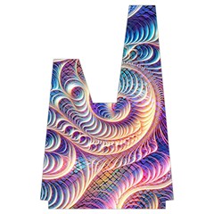 Abstract Fractal Art Swirl Pattern Japanese Wrist Knot Bag from ArtsNow.com Back