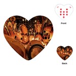 Candombe drums being tempered, montevideo, uruguay Playing Cards Single Design (Heart)