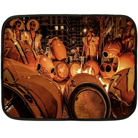 Candombe drums being tempered, montevideo, uruguay Fleece Blanket (Mini) from ArtsNow.com 35 x27  Blanket