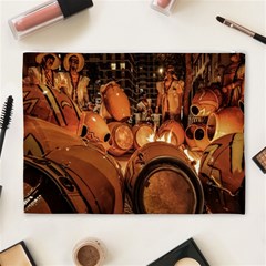 Candombe drums being tempered, montevideo, uruguay Cosmetic Bag (XL) from ArtsNow.com Back