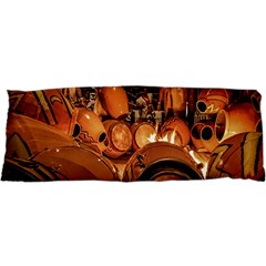 Candombe drums being tempered, montevideo, uruguay 25 x67  Body Pillow Case Dakimakura (Two Sides) from ArtsNow.com Front