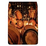 Candombe drums being tempered, montevideo, uruguay Removable Flap Cover (L)