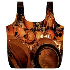 Candombe drums being tempered, montevideo, uruguay Full Print Recycle Bag (XL) from ArtsNow.com Front