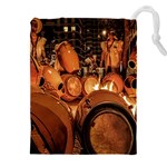 Candombe drums being tempered, montevideo, uruguay Drawstring Pouch (4XL)