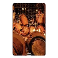 Candombe drums being tempered, montevideo, uruguay Name Card Style USB Flash Drive from ArtsNow.com Back