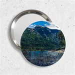 Beach At Los Alerces National Park, Chubut Province, Argentina 2.25  Handbag Mirrors