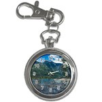 Beach At Los Alerces National Park, Chubut Province, Argentina Key Chain Watches