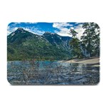 Beach At Los Alerces National Park, Chubut Province, Argentina Plate Mats