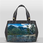 Beach At Los Alerces National Park, Chubut Province, Argentina Oversize Office Handbag