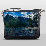 Beach At Los Alerces National Park, Chubut Province, Argentina Messenger Bag