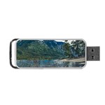 Beach At Los Alerces National Park, Chubut Province, Argentina Portable USB Flash (One Side)