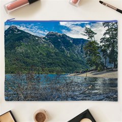 Beach At Los Alerces National Park, Chubut Province, Argentina Cosmetic Bag (XXXL) from ArtsNow.com Front