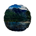 Beach At Los Alerces National Park, Chubut Province, Argentina Standard 15  Premium Round Cushions