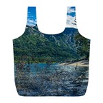 Beach At Los Alerces National Park, Chubut Province, Argentina Full Print Recycle Bag (L)